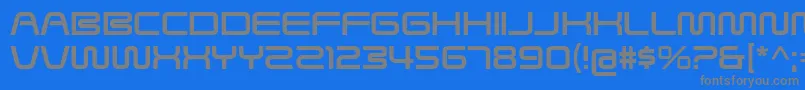 SavedByZeroRg Font – Gray Fonts on Blue Background