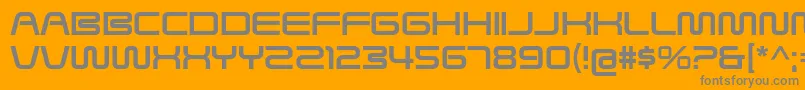 SavedByZeroRg Font – Gray Fonts on Orange Background