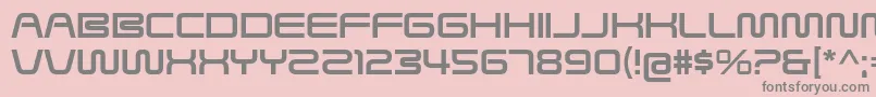 SavedByZeroRg Font – Gray Fonts on Pink Background