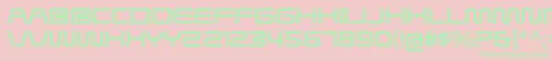 SavedByZeroRg Font – Green Fonts on Pink Background