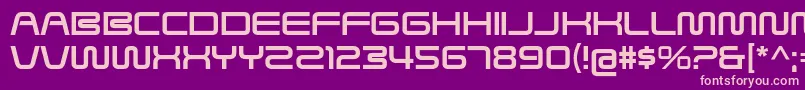 SavedByZeroRg Font – Pink Fonts on Purple Background