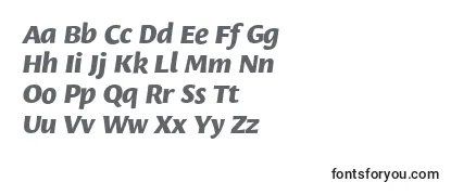 LeksasansproExtraboldItalic Font