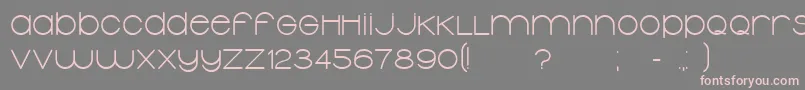 TypolinoBold Font – Pink Fonts on Gray Background