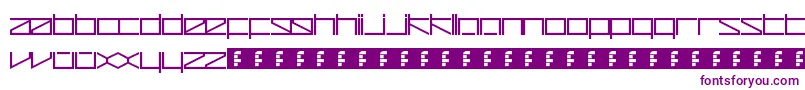 ZetaRedux-fontti – violetit fontit valkoisella taustalla