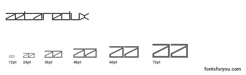 ZetaRedux Font Sizes