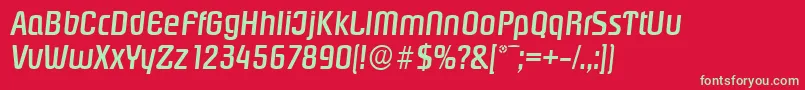 More about PasadenaserialMediumItalic Font PasadenaserialMediumItalic Font – Green Fonts on Red Background