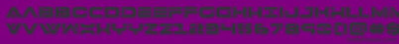 7thservicepunch Font – Black Fonts on Purple Background