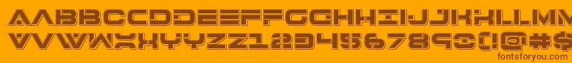 Подробнее о шрифте 7thservicepunch Шрифт 7thservicepunch – коричневые шрифты на оранжевом фоне