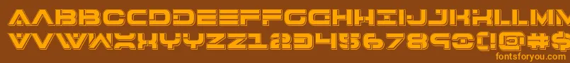 Подробнее о шрифте 7thservicepunch Шрифт 7thservicepunch – оранжевые шрифты на коричневом фоне