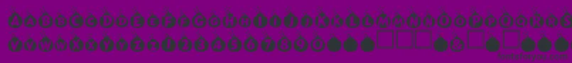 Explosif Font – Black Fonts on Purple Background