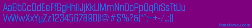 DiamanteserialRegular Font – Blue Fonts on Purple Background