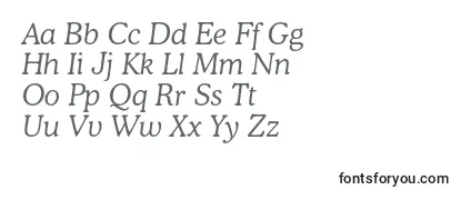 OsvaldlightcItalic Font