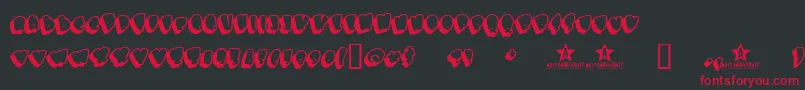 Bigbobsbig Font – Red Fonts on Black Background