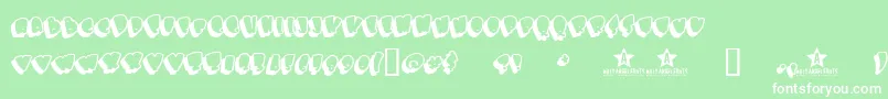Bigbobsbig Font – White Fonts on Green Background