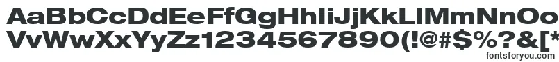 Heaveneticaextd8Hvysh-fontti – Televisioon tarkoitetut fontit