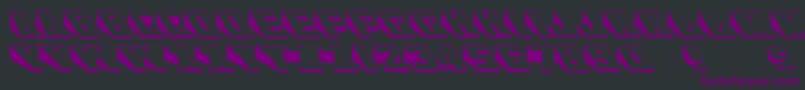 AlKharashiLatin1 Font – Purple Fonts on Black Background