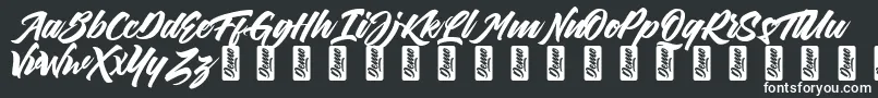 ThirthyDemo-Schriftart – Weiße Schriften