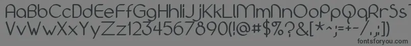 Bolonewt Font – Black Fonts on Gray Background