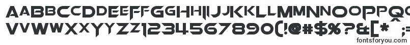 OrionPaxBold-fontti – neliönmuotoiset fontit