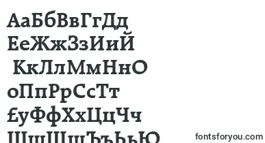 RaleighcbtBold font – bulgarian Fonts