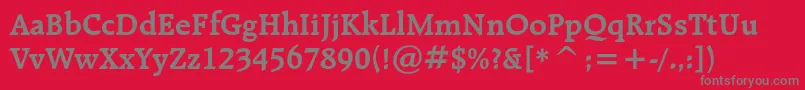 More about RaleighcbtBold Font RaleighcbtBold Font – Gray Fonts on Red Background