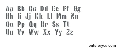 StencilsansRegular Font