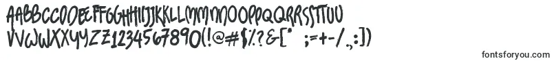 Шрифт SundaesOnMondays – шрифты, начинающиеся на S