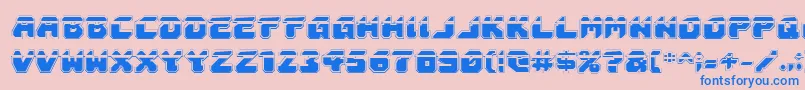 AstropolisLaserAcademy Font – Blue Fonts on Pink Background