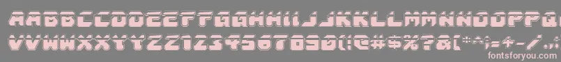 AstropolisLaserAcademy Font – Pink Fonts on Gray Background