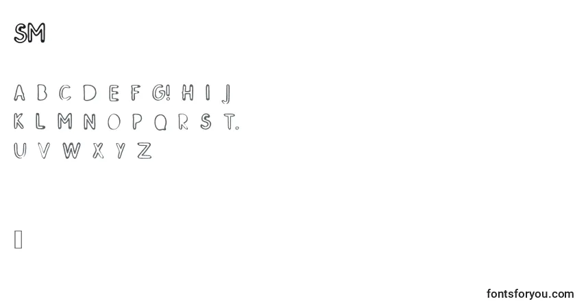 SkMildred-fontti – aakkoset, numerot, erikoismerkit
