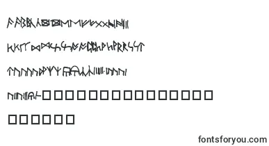OxfordRunes font – runic Fonts