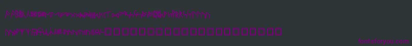 OxfordRunes Font – Purple Fonts on Black Background