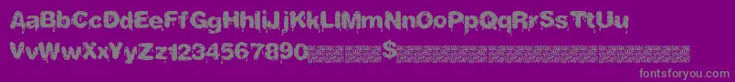 fuente Tastydrips – Fuentes Grises Sobre Fondo Morado