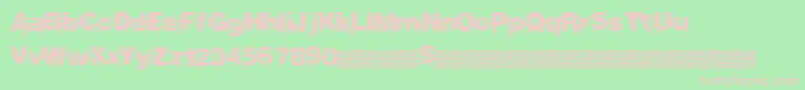 Tastydrips-fontti – vaaleanpunaiset fontit vihreällä taustalla