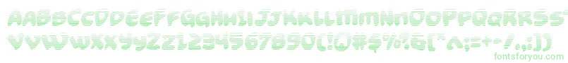 Funnypagesgrad Font – Green Fonts on White Background