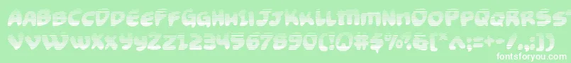 Funnypagesgrad Font – White Fonts on Green Background