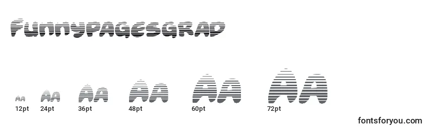 Funnypagesgrad Font Sizes