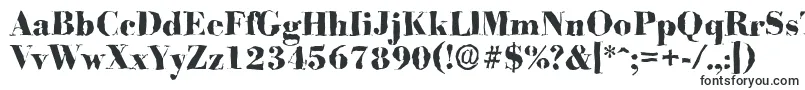 Шрифт BodonirandomXboldRegular – классические шрифты