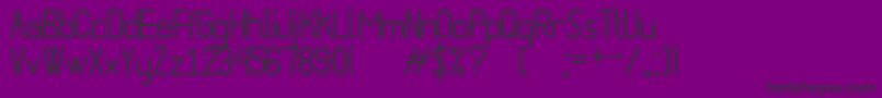 PuenteNuevoSt Font – Black Fonts on Purple Background