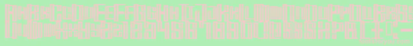 MischstabOpiumRiver Font – Pink Fonts on Green Background