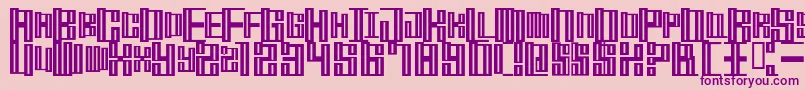 MischstabOpiumRiver Font – Purple Fonts on Pink Background
