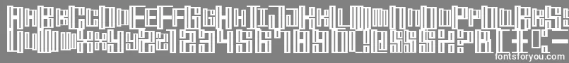 MischstabOpiumRiver Font – White Fonts on Gray Background
