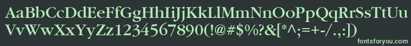 More about PfgaramondtextMedium Font PfgaramondtextMedium Font – Green Fonts on Black Background
