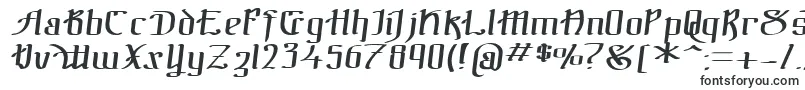 Шрифт TheBlackBlocItalic – оригинальные шрифты