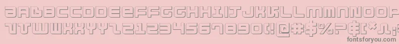 Direktor ffy Font – Gray Fonts on Pink Background