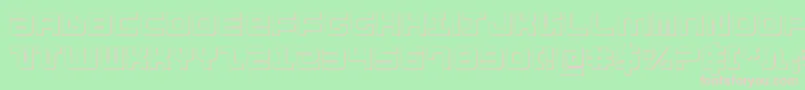 Direktor ffy Font – Pink Fonts on Green Background