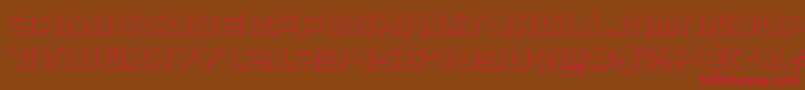 Direktor ffy Font – Red Fonts on Brown Background