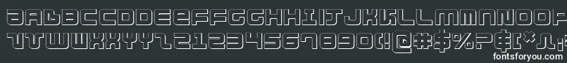 Direktor ffy Font – White Fonts on Black Background