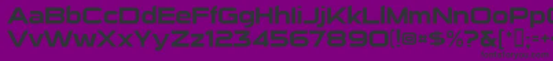 SuiGeneris-fontti – mustat fontit violetilla taustalla