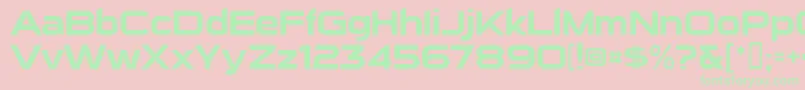 SuiGeneris Font – Green Fonts on Pink Background